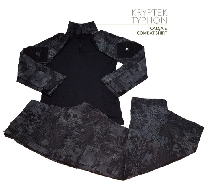 FARDAMENTO COMBAT SHIRT E CALÇA KRYPTEK 