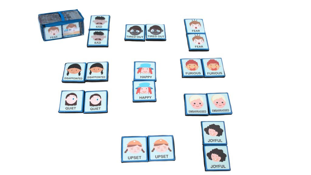 Jogo da Memória das Emoções em Inglês Jogo da Memória das Emoções em Inglês