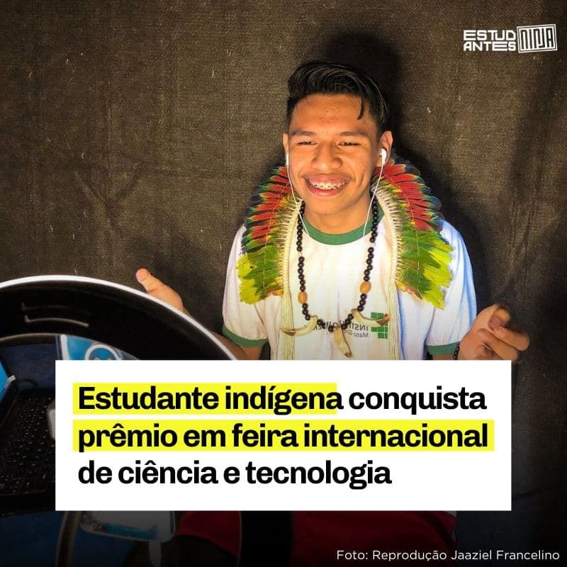 Estudantes indígenas conquistam prêmio em feira internacional de Ciência e Tecnologia