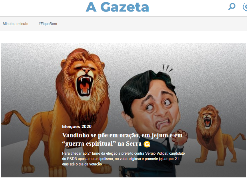 Vandinho Leite pede jejum de Daniel pelas eleições da Serra e vira meme na Grande Vitória