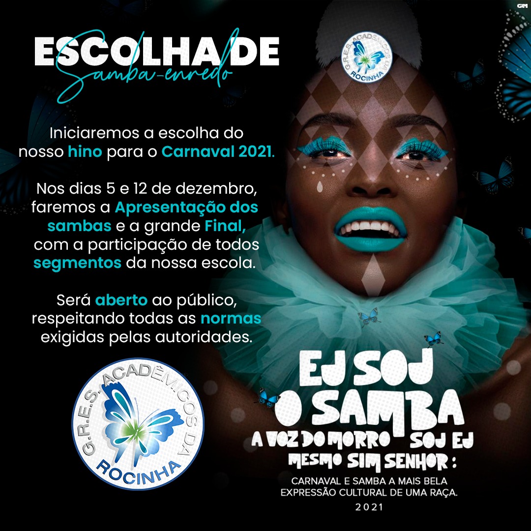 Acadêmicos da Rocinha reabre quadra em dezembro para apresentações e final de Samba-enredo