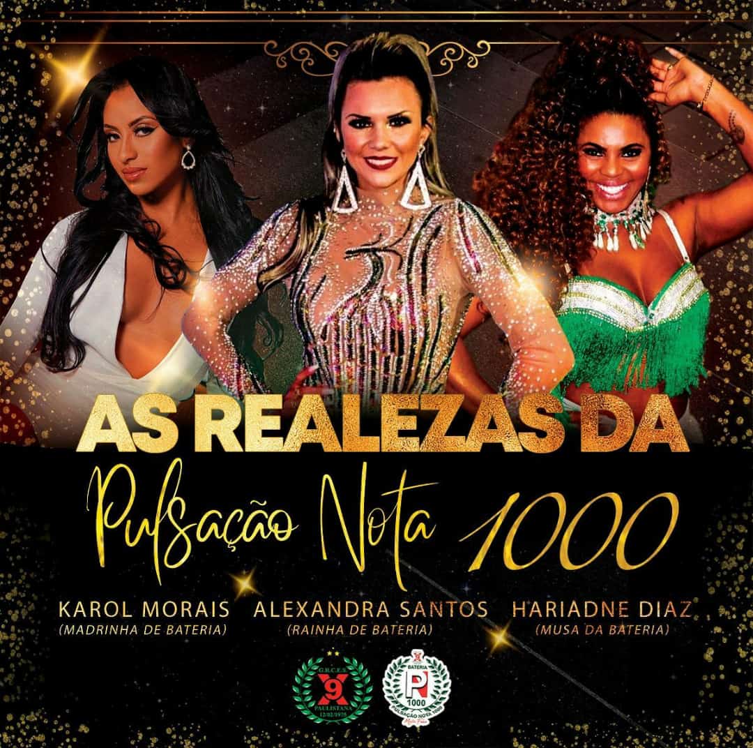 X9 PAULISTANA TEM NOVA CORTE DA BATERIA PARA O CARNAVAL 2021