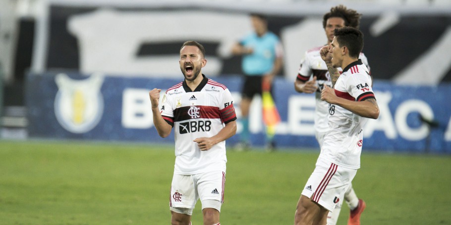 Flamengo vence o Botafogo com gol de Everton Ribeiro