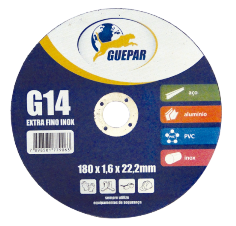 Disco de corte 180 - Guepar Disco de corte 180 - Guepar