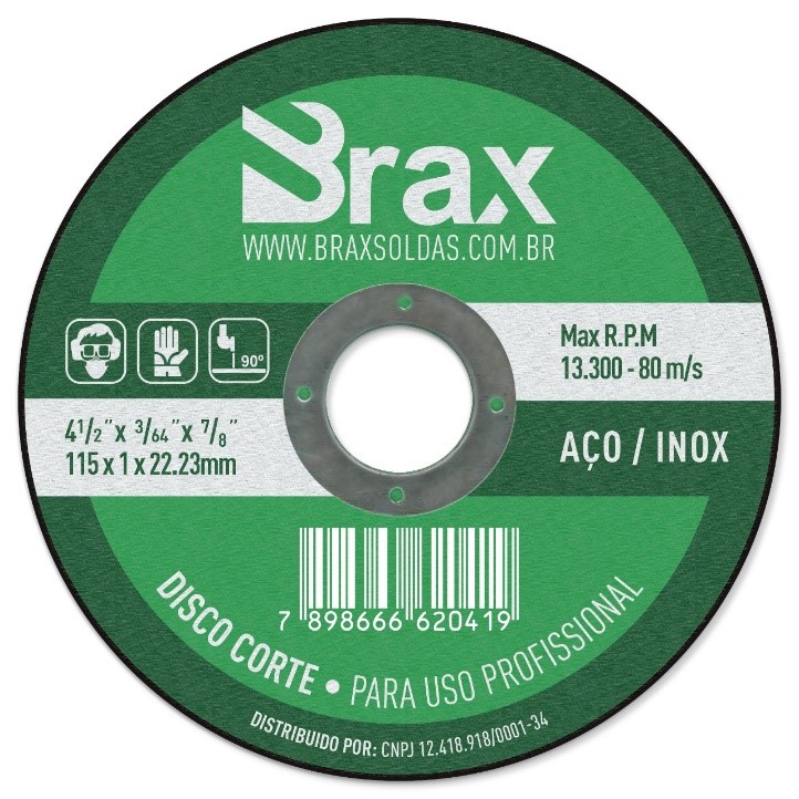 Disco de corte 115 - Brax Disco de corte 115 - Brax